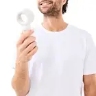 Bladeless Portable Handheld Fan - White, Rechargeable & Quiet Cooling