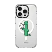 iPhone 16 Pro Clear Case MagSafe Compatible Talk to the Hand