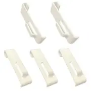5 Pieces White Gridwall Utility Hook For Grid Panel Display - Picture Notch