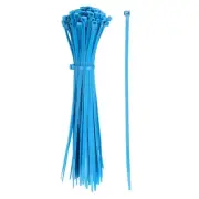 Zip Ties Plastic Cable Ties, Wire Tie 10 Inch - (100 Pack, Blue)