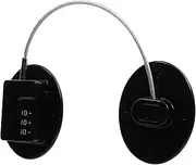 ZUNOXAZ Refrigerator Door Lock Safety Lock for Cabinets Durable Black Combination Lock No Drill Installation for Home Use Secure Childproofing for Fridge