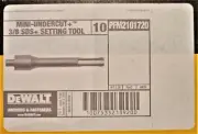 BOX of 10 - DeWalt PFM2101720 - 3/8" SDS Plus Setting Tool For Mini-Undercut+