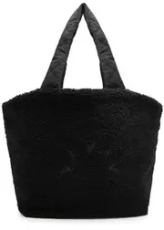 Varley Amos Reversible Quilted Nylon Tote, Tote Bags, Black, One Size ONE SIZE