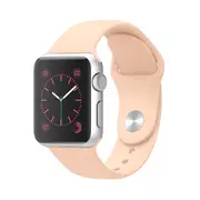 ZUSLAB Apple Watch 7/6/5/4/3/2/SE Band Silicone Strap 38mm 40mm 41mm Rose Glod 110mm