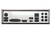 Customized I/O Shield For B360-A PRO H370 GAMING PLUS Motherboard Backplate