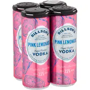 Billson's Vodka Pink Lemonade Can 355mL