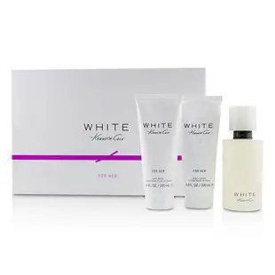 肯尼斯·寇爾 Kenneth Cole - White女香組合:香水100ml+乳液100ml+沐浴露100ml