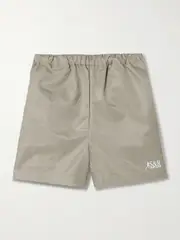 [Sporty & Rich] Sporty & Rich - Shell Shorts - Mushroom - large large Neutrals