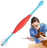 Dog Tooth Brush | Double-Headed Puppy Tooth Brush | 360-Degree Rotating Supply for Puppy and Multi-pet Grooming Daily Use Teething Bathing Veterinary Travel Outdoor Apartment