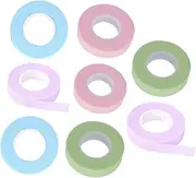 Beatifufu 8rolls Eyelash Tapes for Lash Extensions Strong Adhesive Fabric Tape for Eyelash Isolation