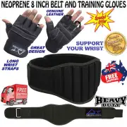 Austodex Lower Back Support Belt AND WEIGHT LIFTING LEATHER GYM FITNESS