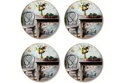 Cinnamon | Blue Room Round Placemats Set of 4