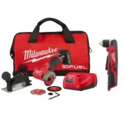 Milwaukee Cut Off Saw Kit 12-Volt Li-Ion Brushless Cordless w/ Right Angle Drill