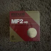 10 Pack Maxell MF2-HD Floppy Disks New In Box. Gold Standard.
