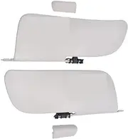 Front Left&Right Car Sun Visor Set Compatible for C3 II Compatible for SC 1.0 1.1 1.2 1.4 09-16 Number: 1613251480 Gray Accessor