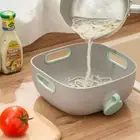 Sealed Rice Fruit Sieve Colander Large Capacity Drain Basket Fruits