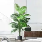 Fern Plant Artificial Palm Leaves Branches Fake Palm Leaves Office