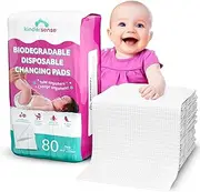 KinderSense - Disposable Baby Diaper Changing Pad 30 Pack - Waterproof & Leak Proof Underpad Mat | Incontinence Protection - Bed Sheet & Surface Protector | Super Absorbent Hypoallergenic | 23" x 23"