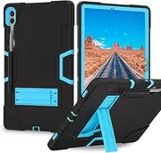 Tablet PC Cases Cover Compatible with Samsung Galaxy Tab S9 Plus/Tab S9 FE Plus SM-X810/X818U 12.4 inch（2023）Case Tablet Silicone Case with Kickstand, Heavy Duty Shockproof Shell Rugged Protective Cov