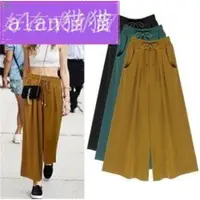 在飛比找蝦皮購物優惠-M-6XL woMen suMMer Loose trous