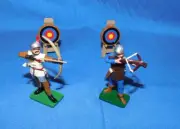 William Britain Knights Agincourt Archers Target Scene 41113 MIB HTF