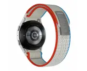 Trail Loop Watch Straps with the Fitbit Sense - Grey Red Blue