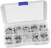 Protect Your Circuit 60pcs Glass Fuses Kit 5x20mm 6x30mm 0.5a-20a Range No to Use