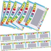 CHICAMPERA 100pcs Scratch Off Cards Kit for Parties Fun Carnival Game Prizes Blank Cards Scratch Stickers for Birthdays Holidays Classroom Activities
