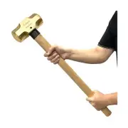 WEDO Brass Sledge Hammer with Wooden Handle, 900mm, 35.5", 20lb