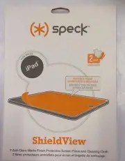 Speck IPAD-SHVW-A025MT SheildView 2 Pack For iPad Anti-Glare Matte Finish