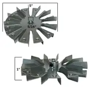 Harman & Heatilator Exhaust Fan Blade 5" Double Paddle Impeller, 3-20-502221