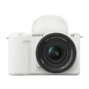 Sony ZV-E10 II White Body w/ 16-50mm f/3.5-5.6 II Power Zoom Compact System Camera