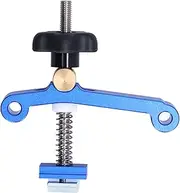 Press Plate Clamp Fixture Fastening Platen CNC Milling Machine Parts for Woodworking Aluminum Material Blue Color