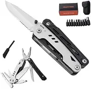 [Birafy] Multitool Pliers with Scissors – Premium Stainless Steel Multi-Tool for Men, Dads, and Husbands – Detachable Folding Scissors, Perfect for Camping and Survival – Comes with Nylon Sheath
