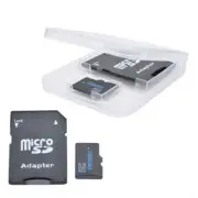5PCS Transparent Plastic TF Micro SD SDHC Memory Card Case Holder Storage Box