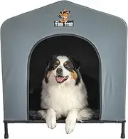 flea free Dog House/Kennel/Extra Large 102x84x93cm / Grey/Includes Removable Mattress/The Original fleafree Brand