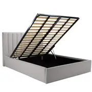 [Sleeping Giant] Mayfair Lift Storage Bed Solana Silver