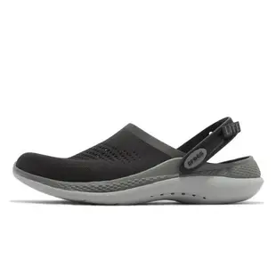 Crocs 涼拖鞋 Literide 360 Clog 男鞋 女鞋 黑灰 經典 洞洞鞋 膠鞋 2067080DD [ACS 跨運動]