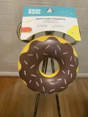 Zippy Paws ZippyTuff Donutz Squeaker Dog Toy - Chocolate