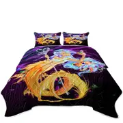 Fantasy Underwater Seahorse and Mermaid Coverlet