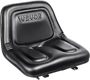 VEVOR Universal Tracor Seat, Lawn Mower Seat with Micro Switch and Drainage Holes, 6.3-11.8 inch Extended Slot Tractor Seat for Tractor Loader Excavator