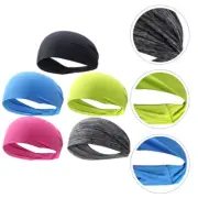 5 Pcs Quick-drying Headband Hairband for Men Elastic Fitness Women's