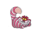 CHESHIRE CAT Iron on / Sew on Patch Embroidered Badge Cartoon Alice PT240