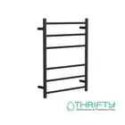 Linsol Avid 6 Bar Heated Towel Rail Matte Black