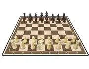 Merchant Ambassador Kasparov Chess Set, Wood