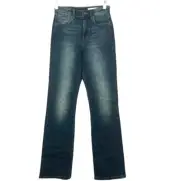 NWT Sass & Bide Wings of Plenty Straight Leg High Rise Jeans Dark Rinse Size 24
