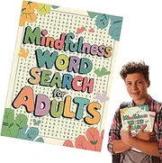 Adult Word Search Books,Travel Word Puzzles | Portable Brain Exercise Games, Entertainment Activities for Waiting Room Pastime