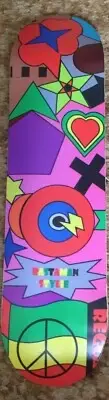"RASTAMAN STYLIE" Skateboard deck 80.5 x 20.5cm 7 ply maple with griptape