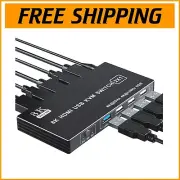 Effortless 2-Port HDMI KVM Switch with 8K Support for PS5 & Xbox Series