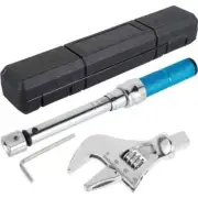 Digital Adjustable Torque Wrench Steel Open End Interchangeable Head Wrench